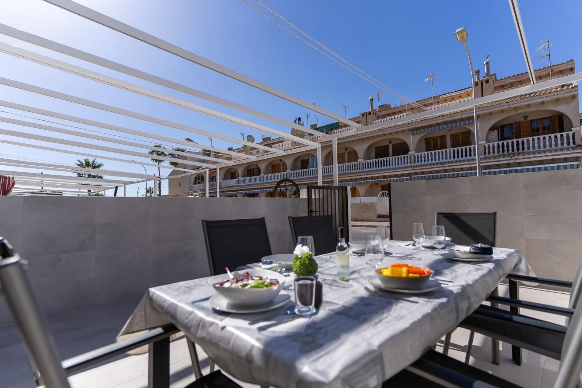 Rentafive Gran Casa Reformada Terraza Vila Santa Pola Exterior foto